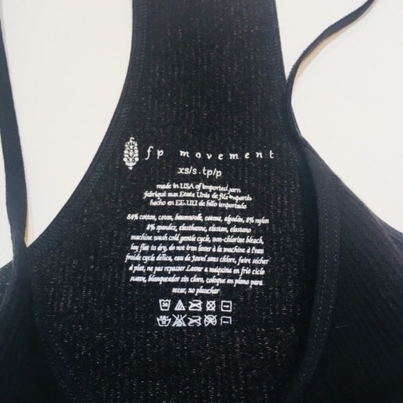 Free People Ribbed Racer Back Workout Tank Top - Picture 6 of 11